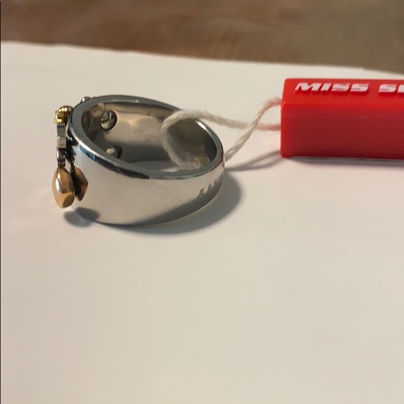 MISS SIXTY STAINLESS STEEL RING - Picture 2 of 3